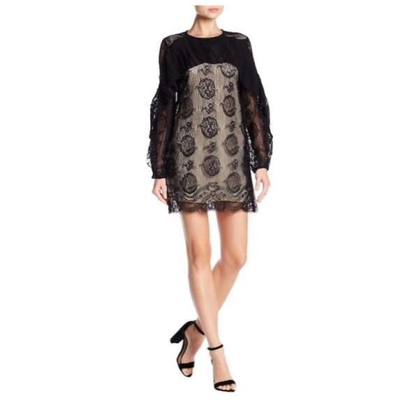 Elliatt Dresses & Skirts - Elliatt Black Pleated Ruffle Cocktail Dress